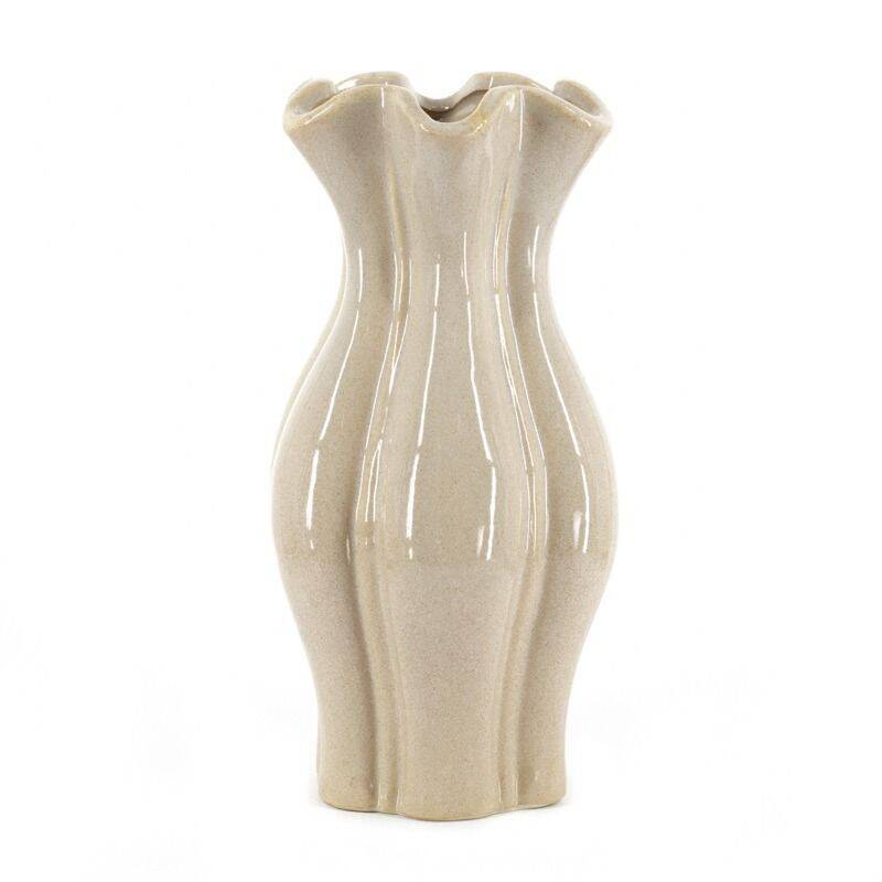 Organische vaas | beige S