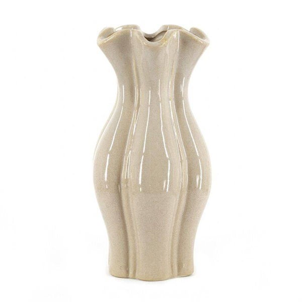 Organische vaas | beige S