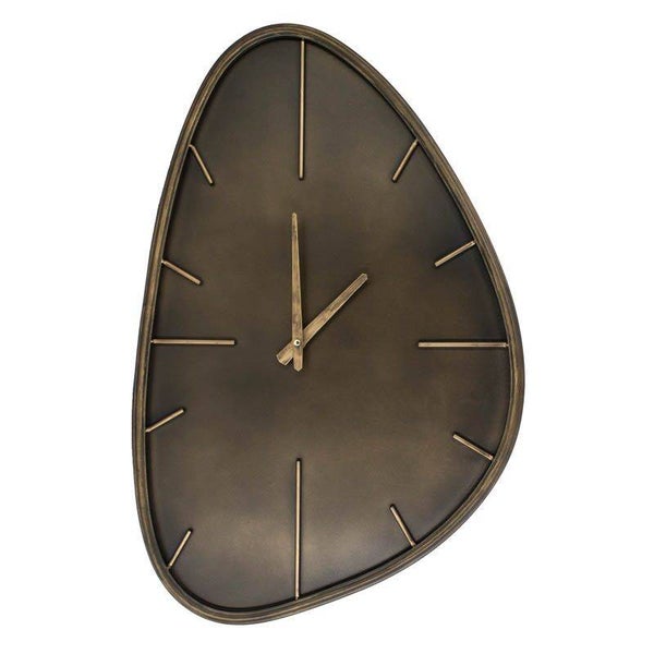 Organische wandklok | brons Ø 71 cm