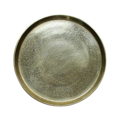 Ronde schaal | goud | L