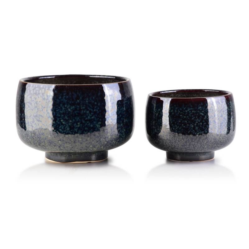 Bloempot Set | marineblauw