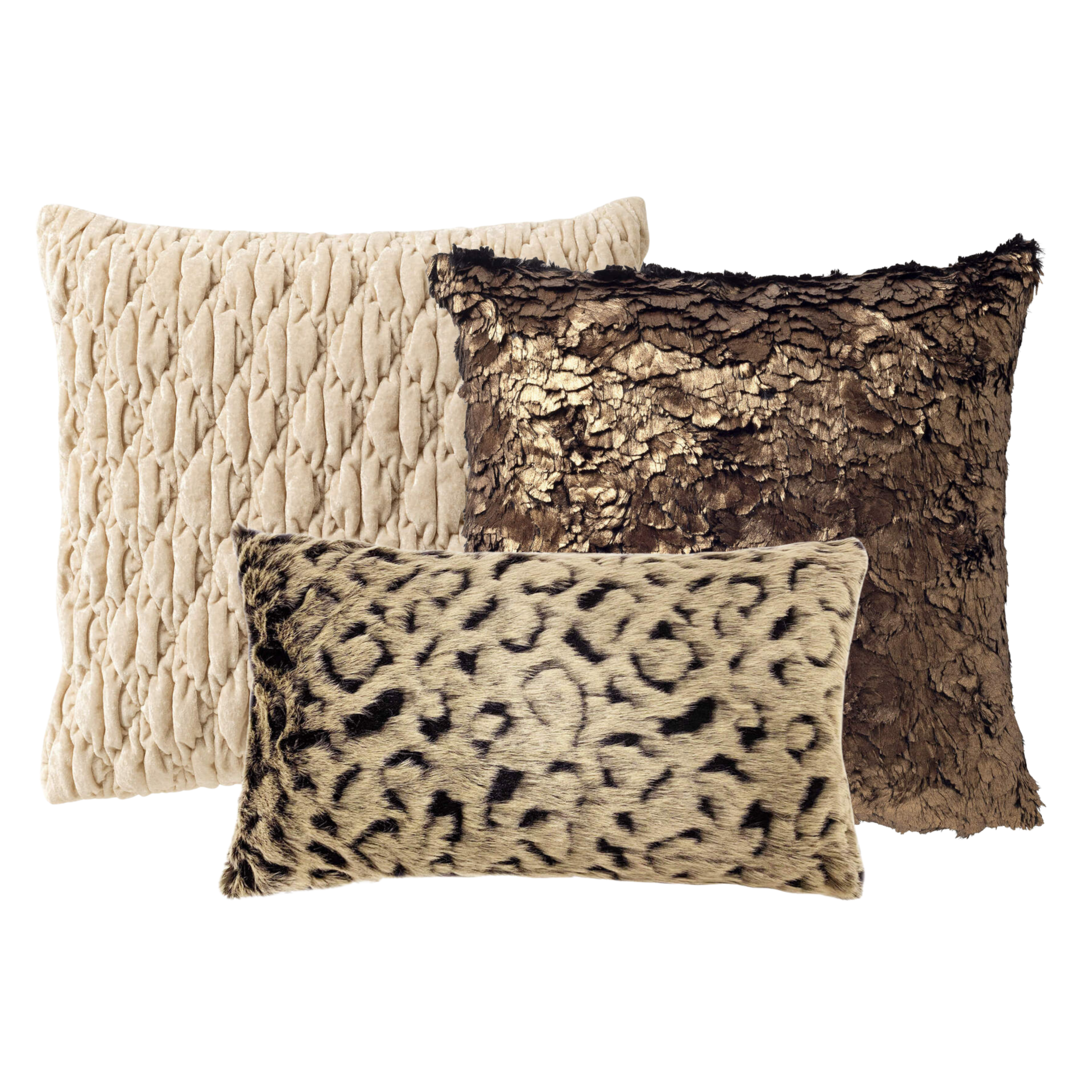 Sierkussens 'Mocha Dream' | set van 3