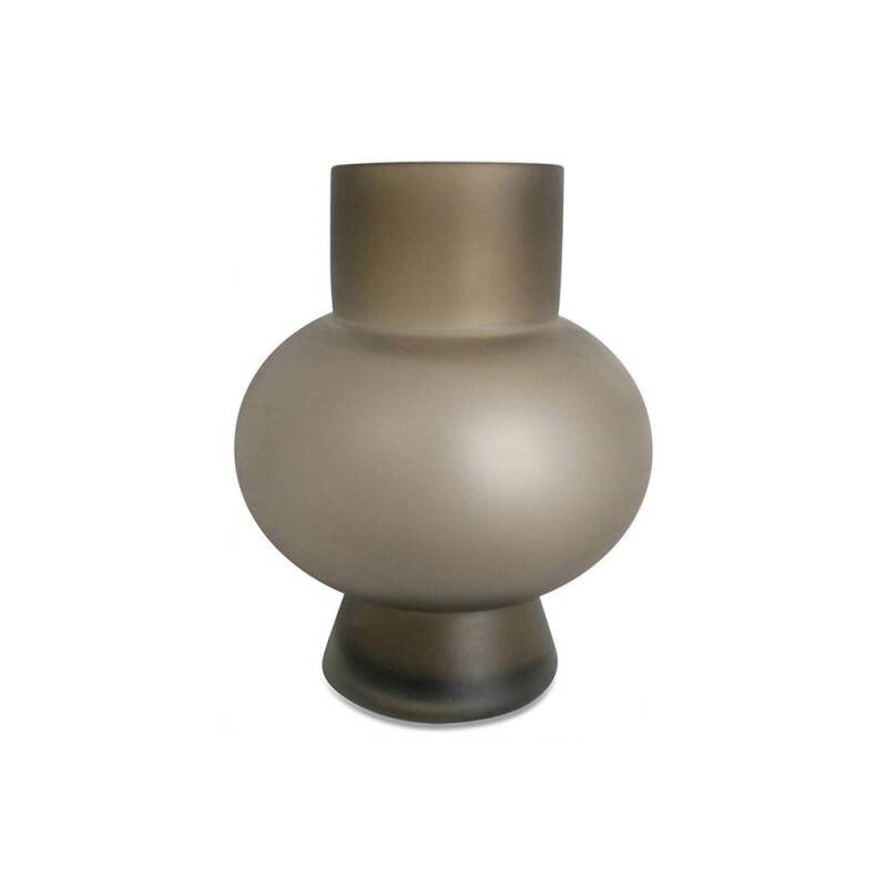 Vaas Rond | koffie satijn