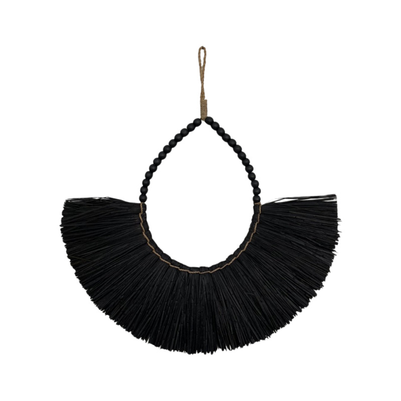 Wall hanger Zeegras | zwart