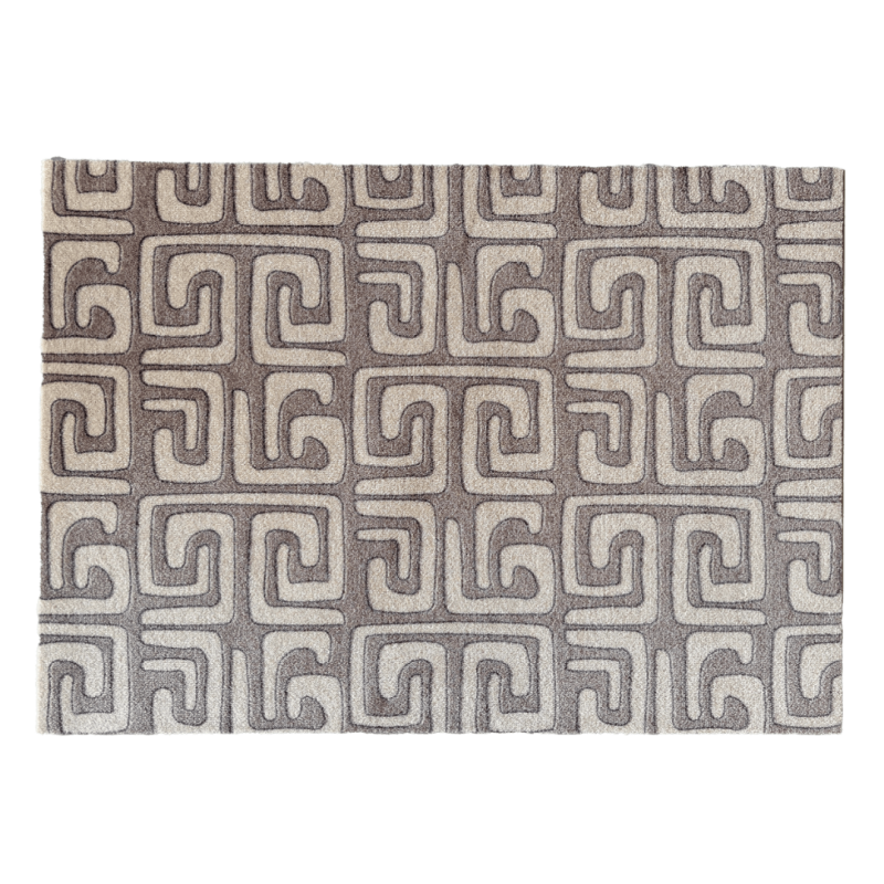 Wasbare deurmat Funky | Beige Taupe