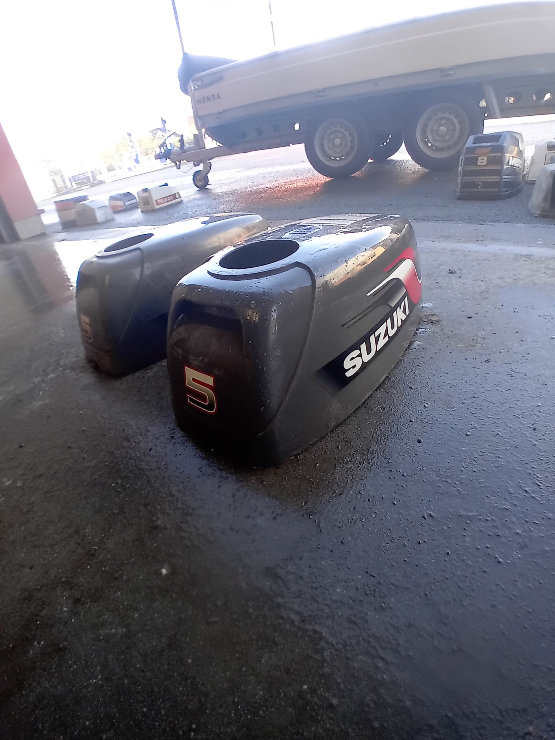 Suzuki 5 pk 2 takt buitenboordmotor kap