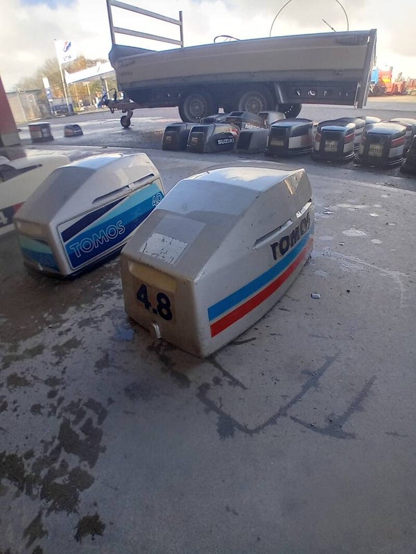 Tomos 4/4,5 pk 2 takt buitenboordmotor kap