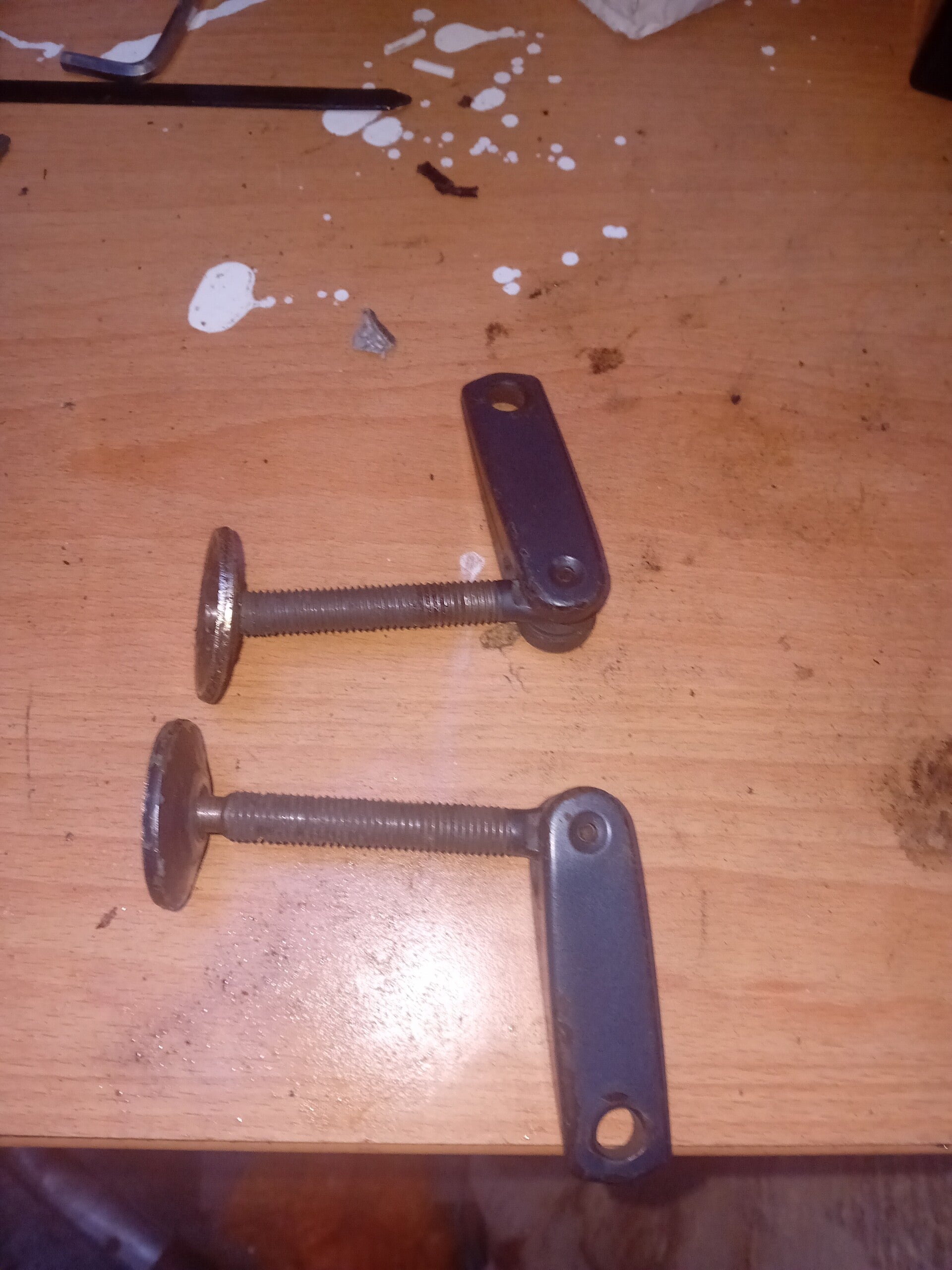 Yamaha mariner 4/5 pk 2 takt spiegel klem set