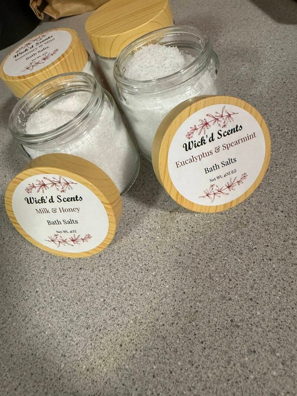 Milk & Honey bath salts