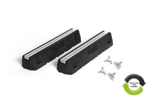 Alixo foot set 600x135x100mm - 2 sokkels incl inlegmoeren m10x30