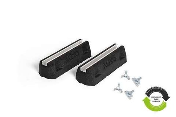 Alixo foot set 400x135x100mm - 2 sokkels incl inlegmoeren m10x30