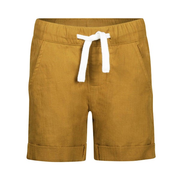 Koko Noko jongens short caramel bruin katoen