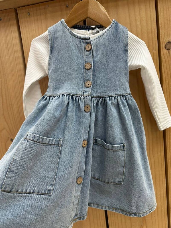 denim jurk