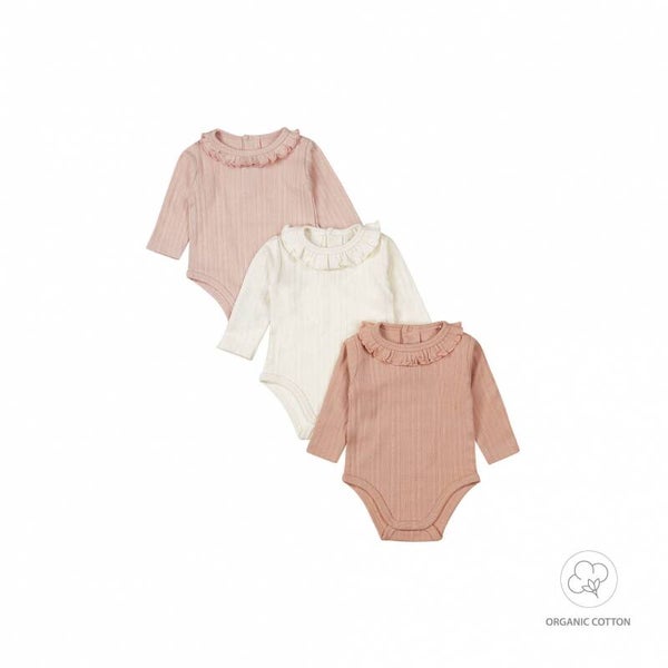 Dirkje meisjes baby bio rompers 3