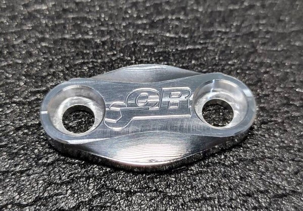 SUZUKI HAYABUSA / GSXR 1000 K1-8 OIL COOLER BLOCK OFF PLATES