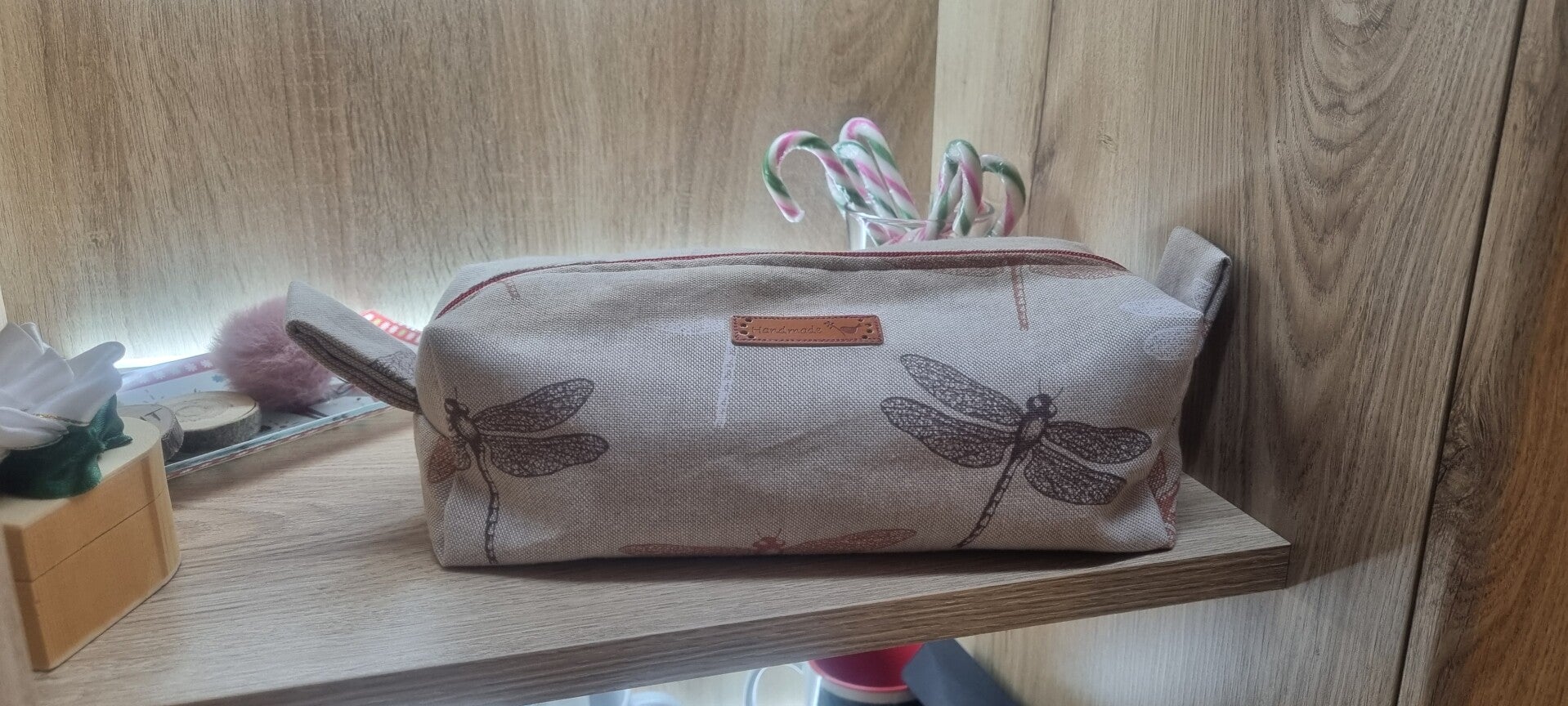 Trousse rectangle libellule