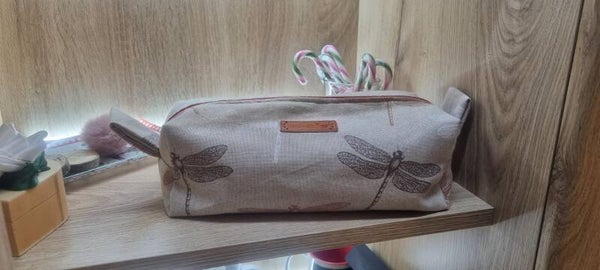 Trousse rectangle libellule