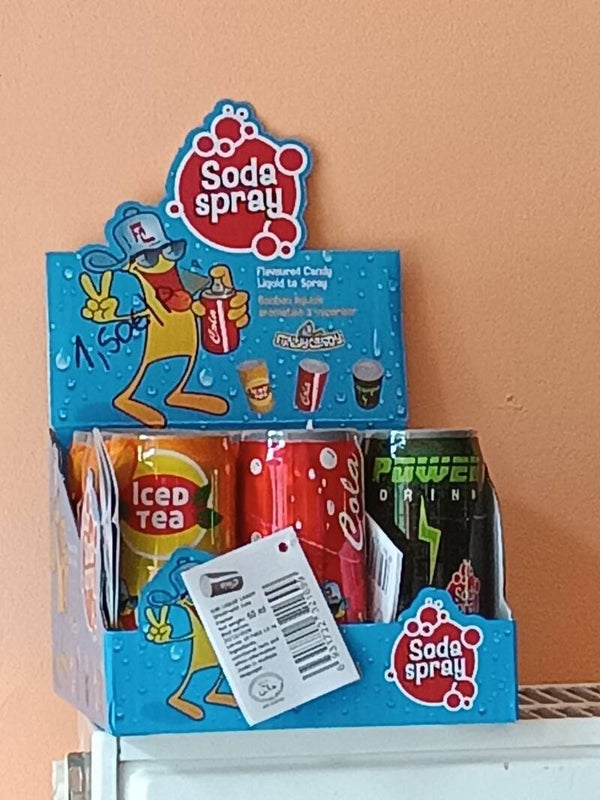 soda spray