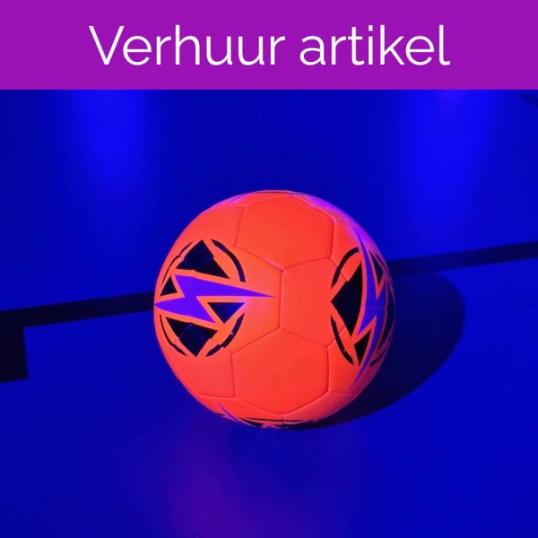Glow in the dark voetbal oranje