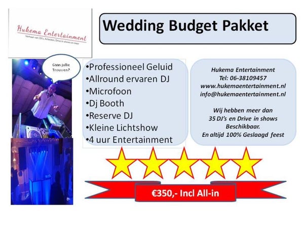 Wedding Budget Pakket