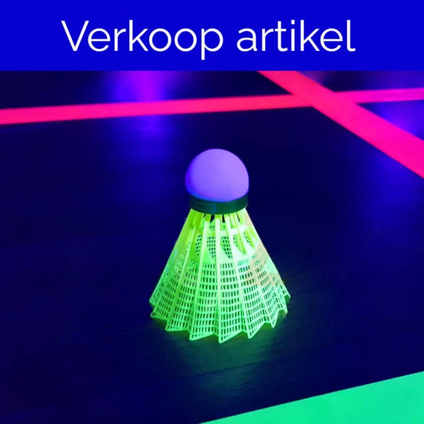 Glow in the dark badminton shuttle