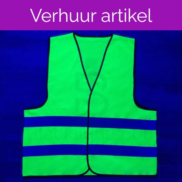 Blacklightsport vest geel