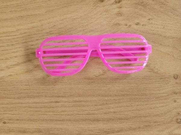 Roze Bril voor blinden, Performance Make-up, Dansfeest, Speelgoed, Plastic Brillen