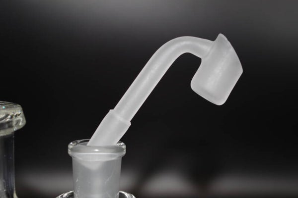 quartz frosted 10mm slope banger
