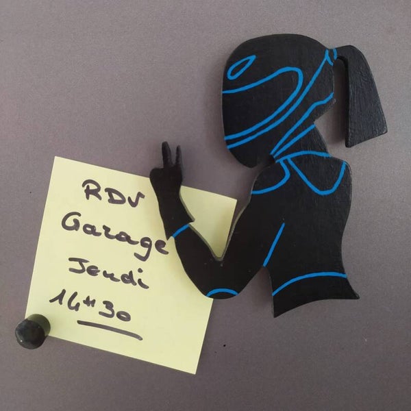 Noir bleu fille