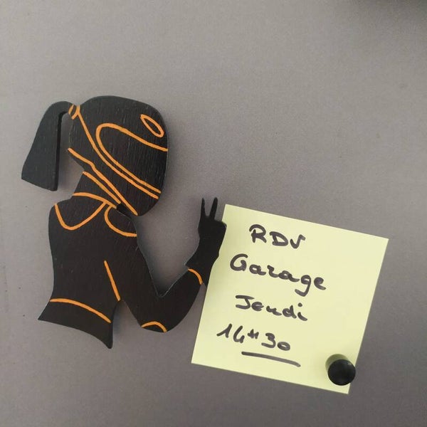 Noir orange fille
