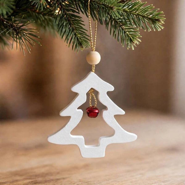 Suspension sapin avec grelot
