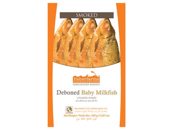 Fisher Farms | Smoked Baby Milkfish (DEBONED) 450g