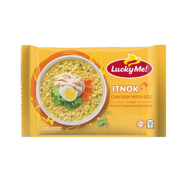 Lucky Me | Itnok ( Chicken with egg ) Instant Noodles 50g