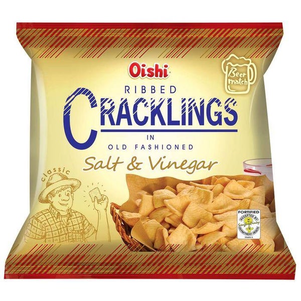 Ribbed Cracklings Salt & Vinegar 90g