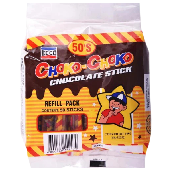 Ecco | Choko-Choko Chocolate Stick 50 Pieces