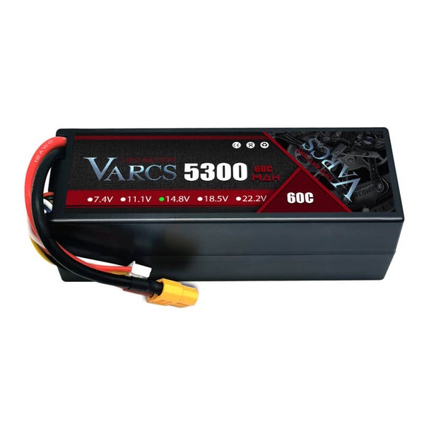 Lipo 4S 14.8V 5300mah 60C HardCase