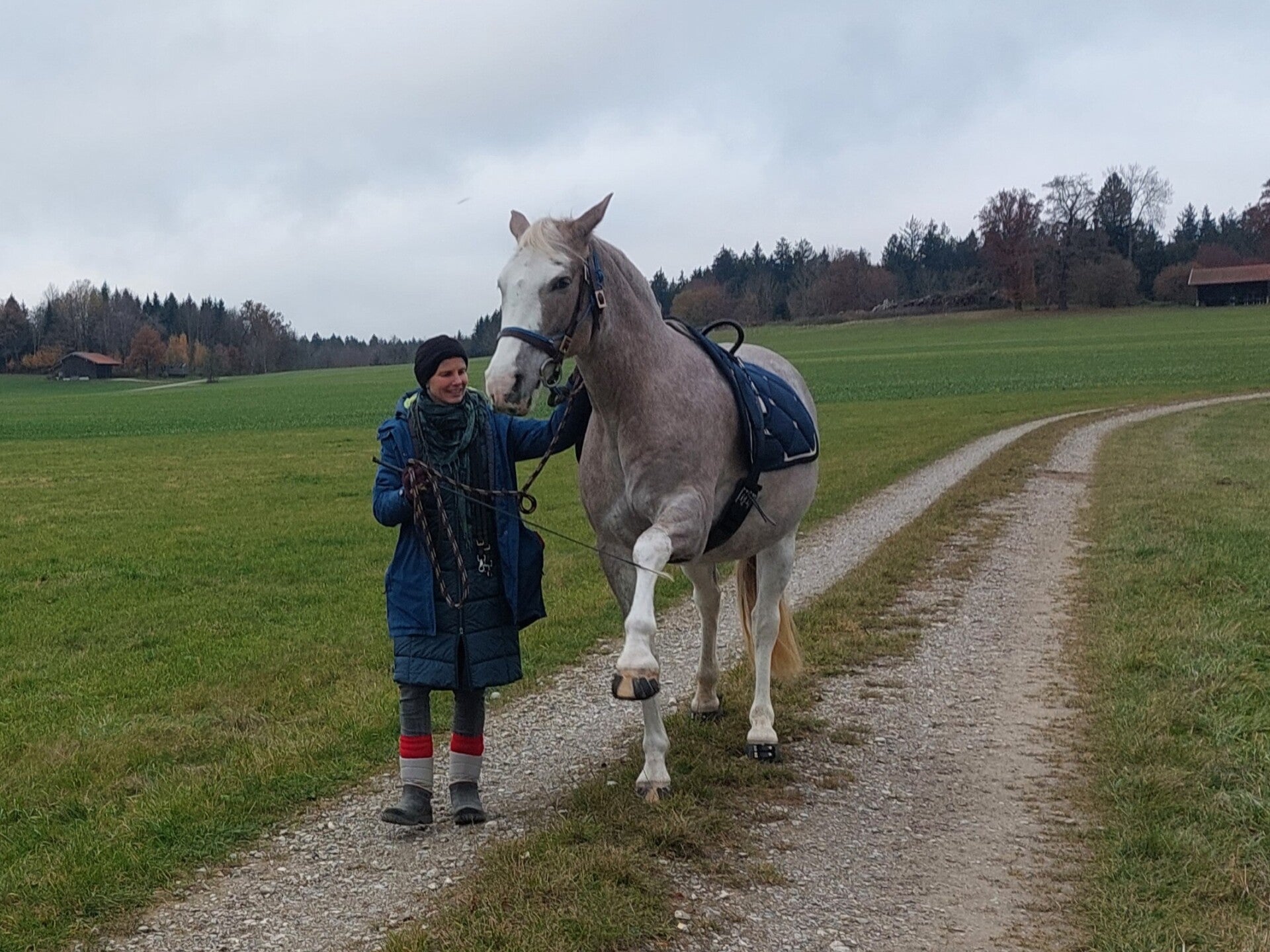 Spanischer Schritt im Gelände