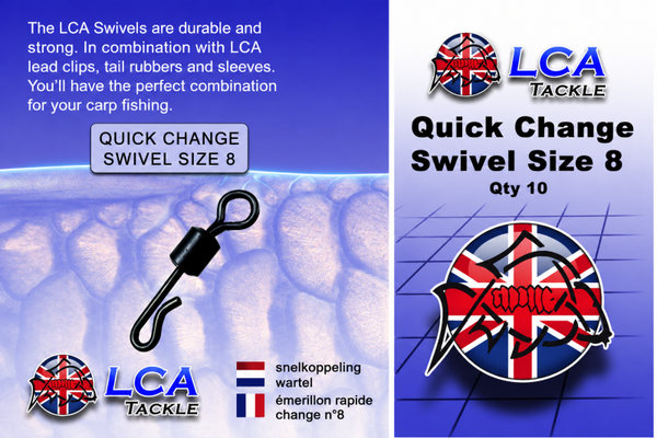Quick change swivel