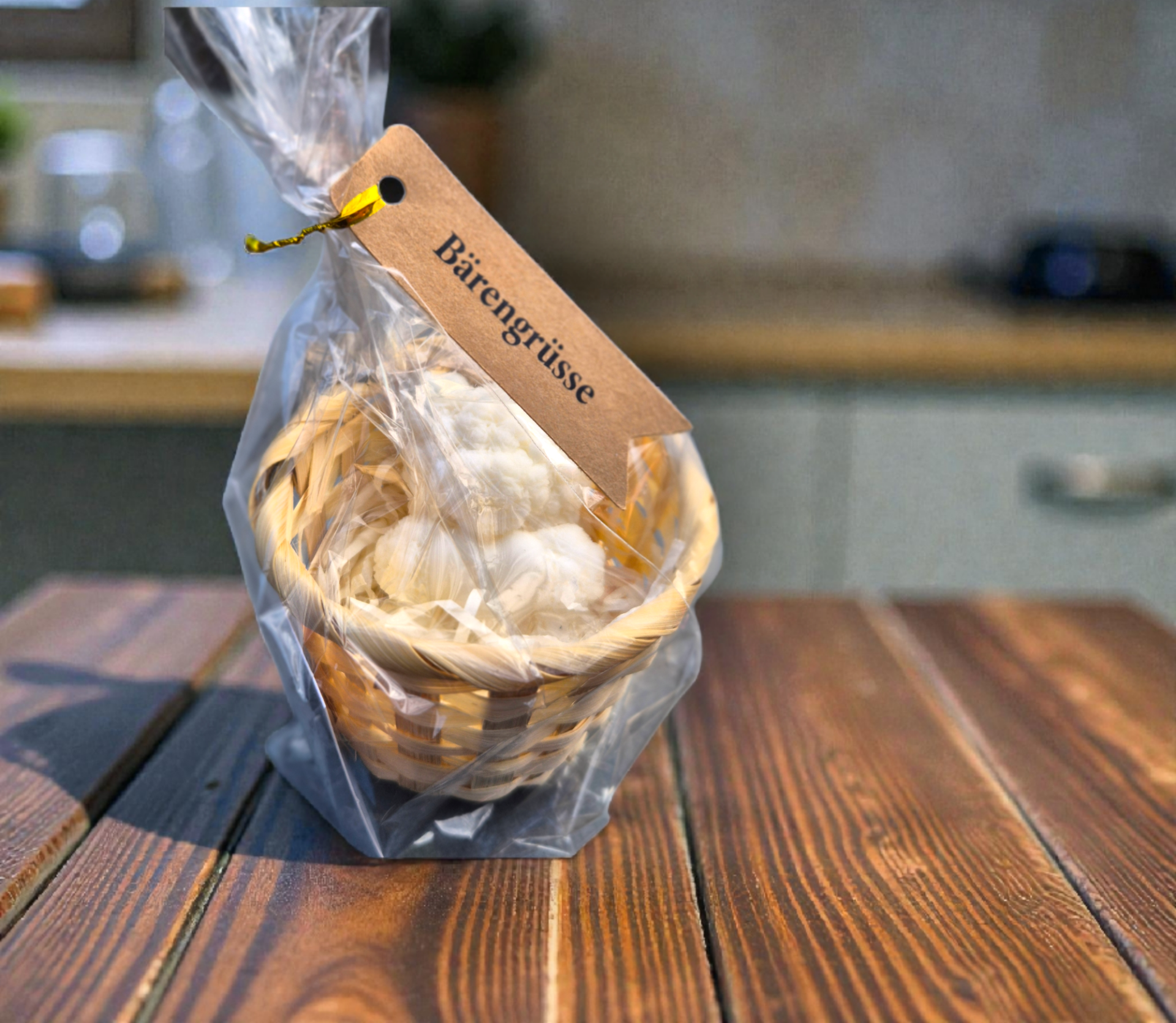 Rosenbär Mini im Körbli