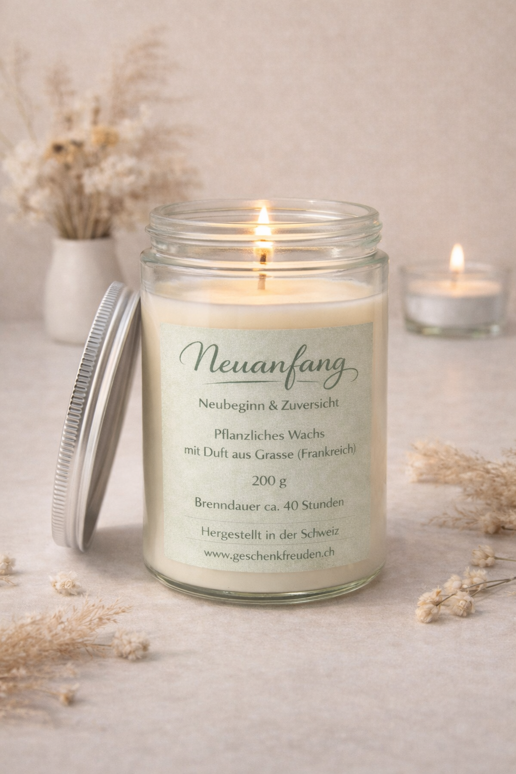 Duftkerze Neuanfang - Jardin de Printemps