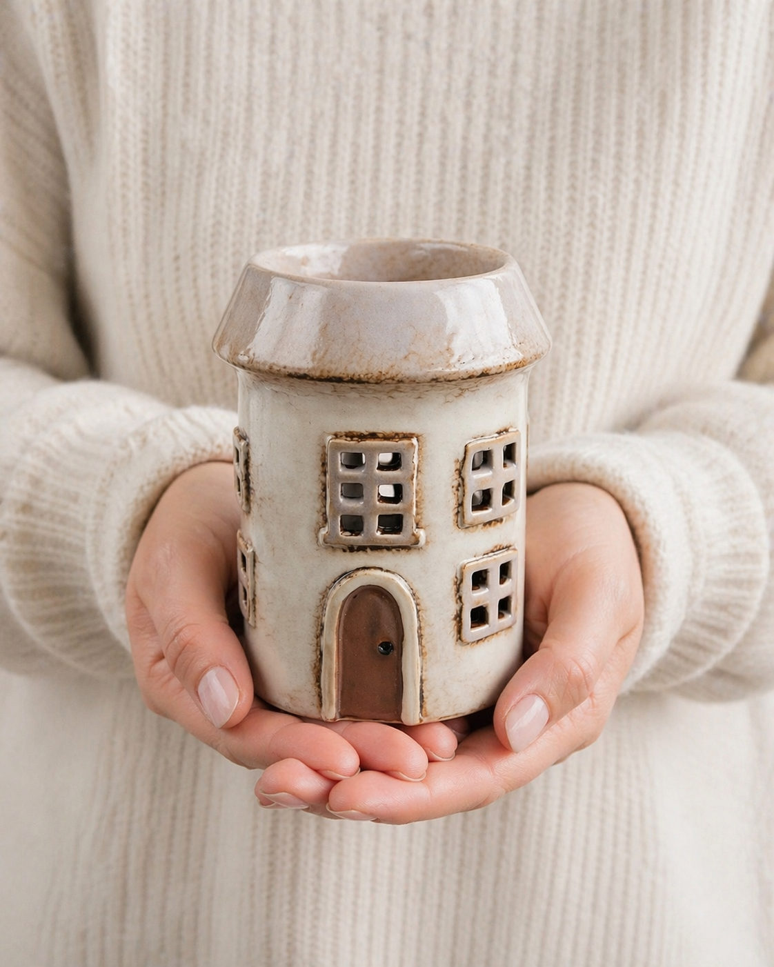 Village Pottery Duftbrenner - Keramik Häuschen