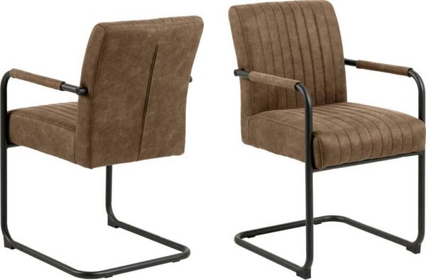 Jedilni stol z nasloni Adele – retro eleganca z vrhunskim udobjem