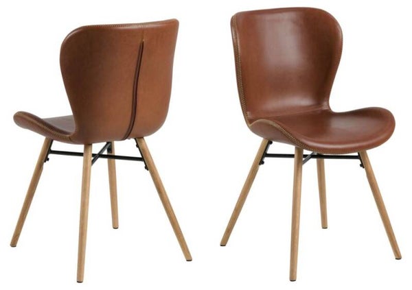 Jedilni stol Batilda - FIKSNI – toplina naravnih materialov z retro značajem