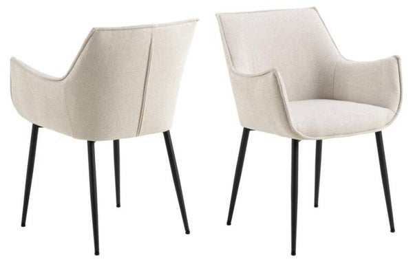 Jedilni stol z nasloni Bonita – preprosta eleganca z izbranim detajlom