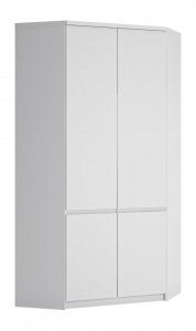 Kotna omara s klasičnimi vrati Fribo FRIS05 bela