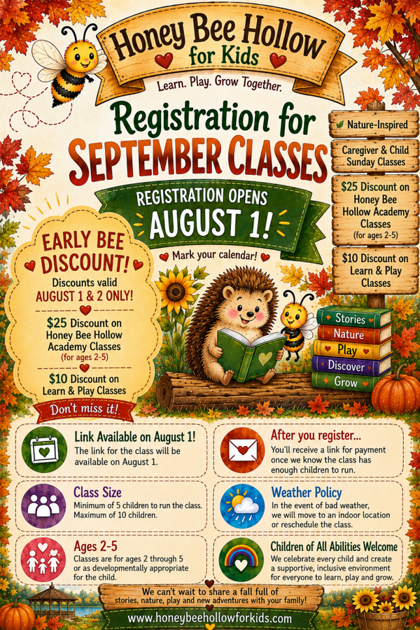 September Registration Info