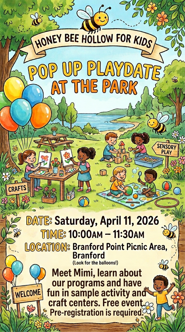 Meet and Greet - ​ Saturday, April 11, 2026 ​| 10:00AM – 11:30AM ​| Branford Point Picnic Area, Branford (Look for the balloons!)