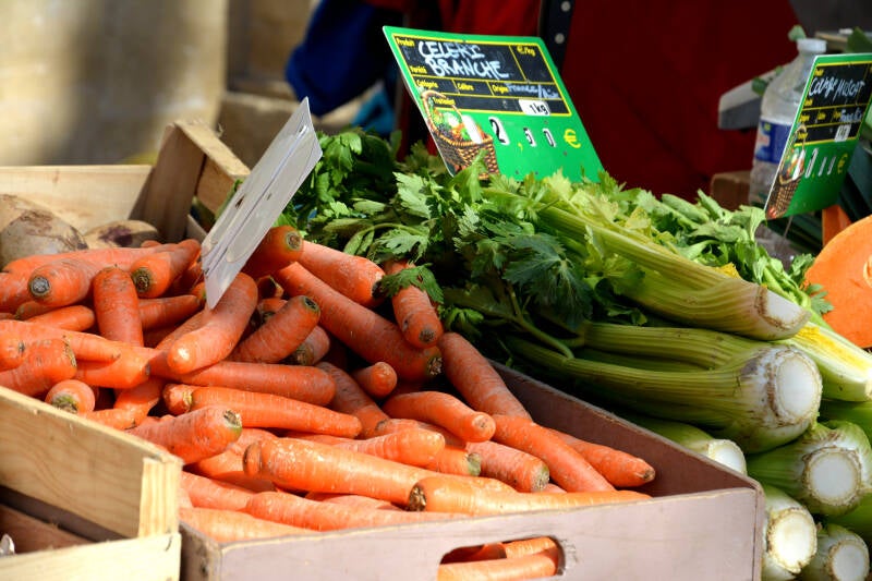 Légumes au marché