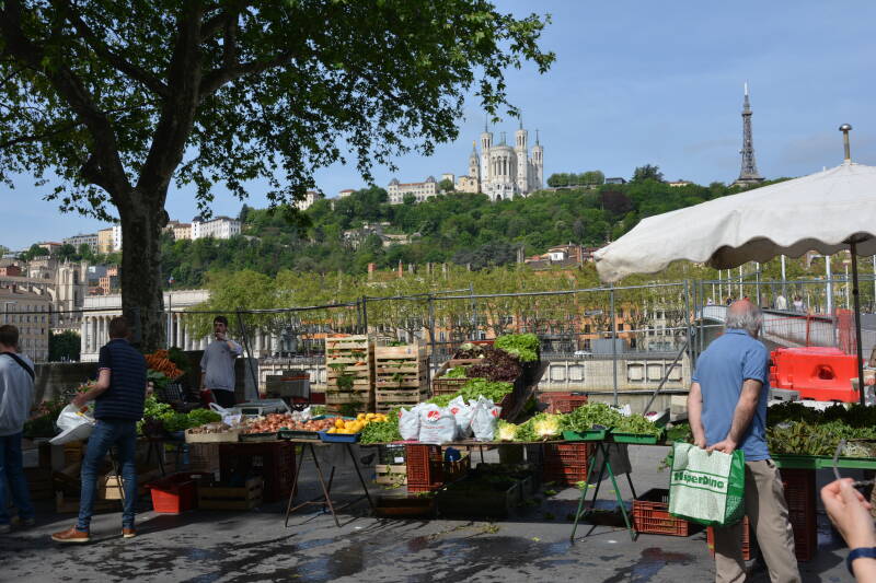 Marché à Lyon