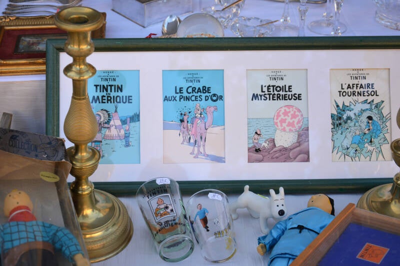 Objets avec Tintin